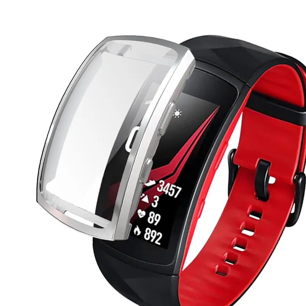 Color6 Wrist Strap For Samsung Gear Fit 2 Pro Band Silicone bracelet Watchband For Samsung Gear Fit 2 Fit2 PRO Case Protection Cover - Цвет: Color6