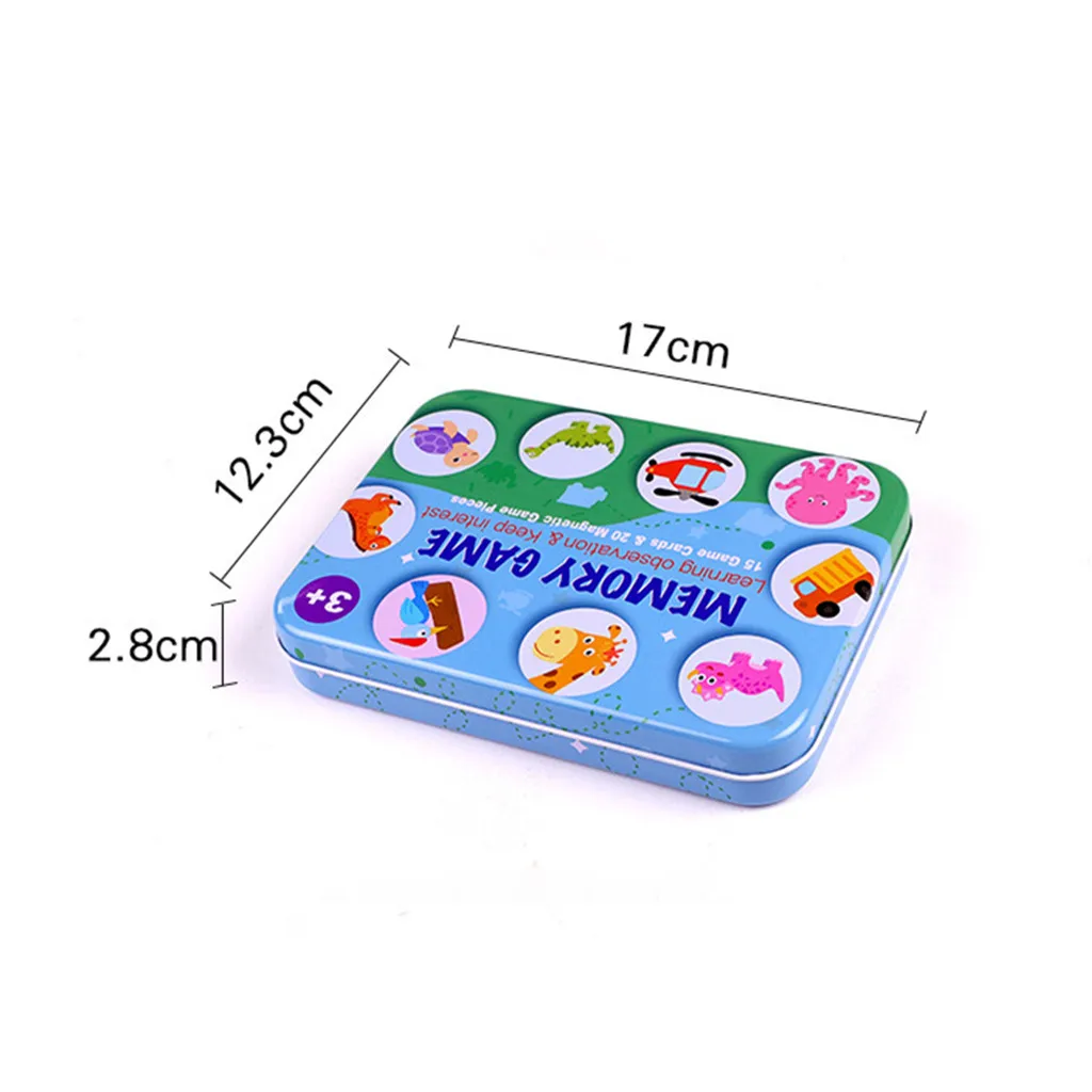 Promo  Montessori Toys Wooden Memory Toy Children Desktop Interactive Memory Game Box Chess Educational To