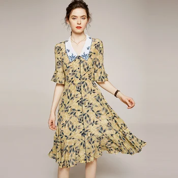 

100% Pure Silk Women's Shirts Turn Down Collar Long Sleeves Natural Silk Velour Blouse Shirt Top