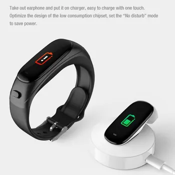 

V08Pro Smart Calling Bracelet Headset 2-In-1 Bracelet Band With Measuring Pressure Pulse Meter Sport Activity Tracker Watch