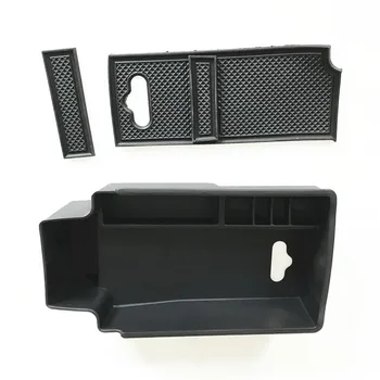 

Car inner armrest secondary storage center console organizer racing car box for Audi Q3 8U 2013-2018