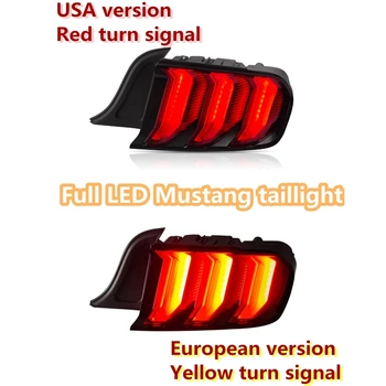 

VLAND Factory For car assembly New Design for Ford Mustang Taillights 2015 2017 2019 with FULL LED Tail Lamp and play and plug
