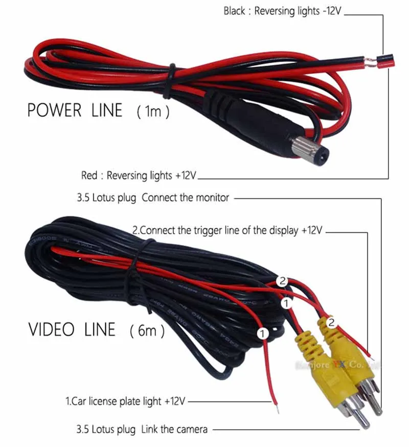 CCD Video System Switch Car Rear view Camera / Front Camera IR LED Reverse Vehicle  Camera Security Car Accossories 12V - AliExpress