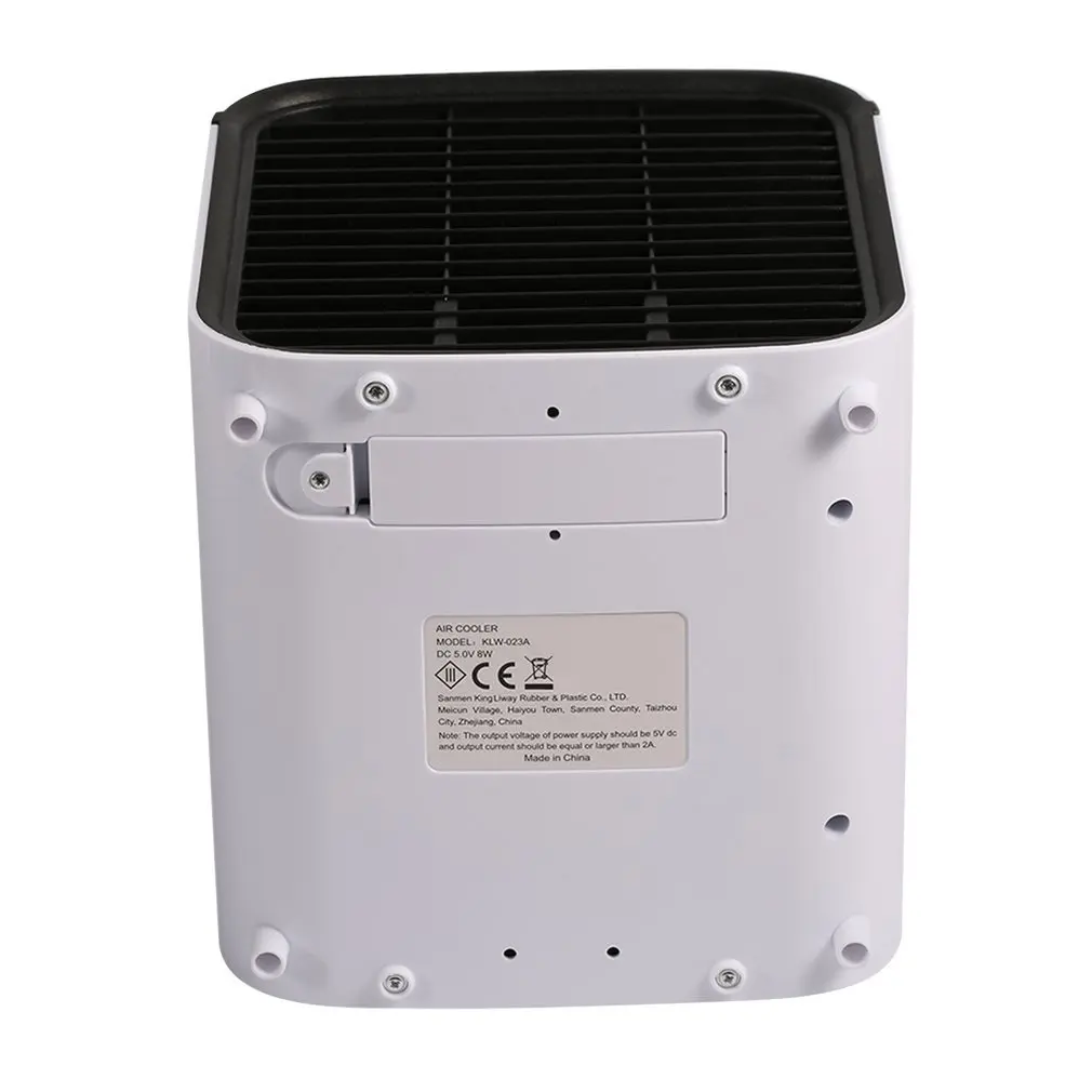USB Powered Portable Convenient Fashion Desktop Air Conditioner Cooler Water Cooling Mini Spray Negative Ion Cooling Fan