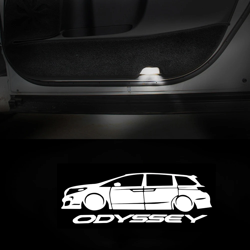 2pcs Odyssey Courtesy Light LED Emblem Car Door For Honda 2002-2020 Styling Logo Welcome | Автомобили и мотоциклы