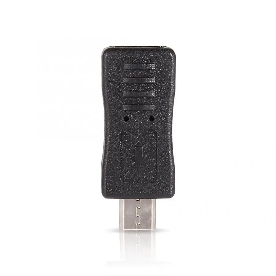Аксессуары для телефонов, микро USB штекер для мини-usb Женский хост-адаптер, соединитель, конвертер, адаптер, черный USB адаптер