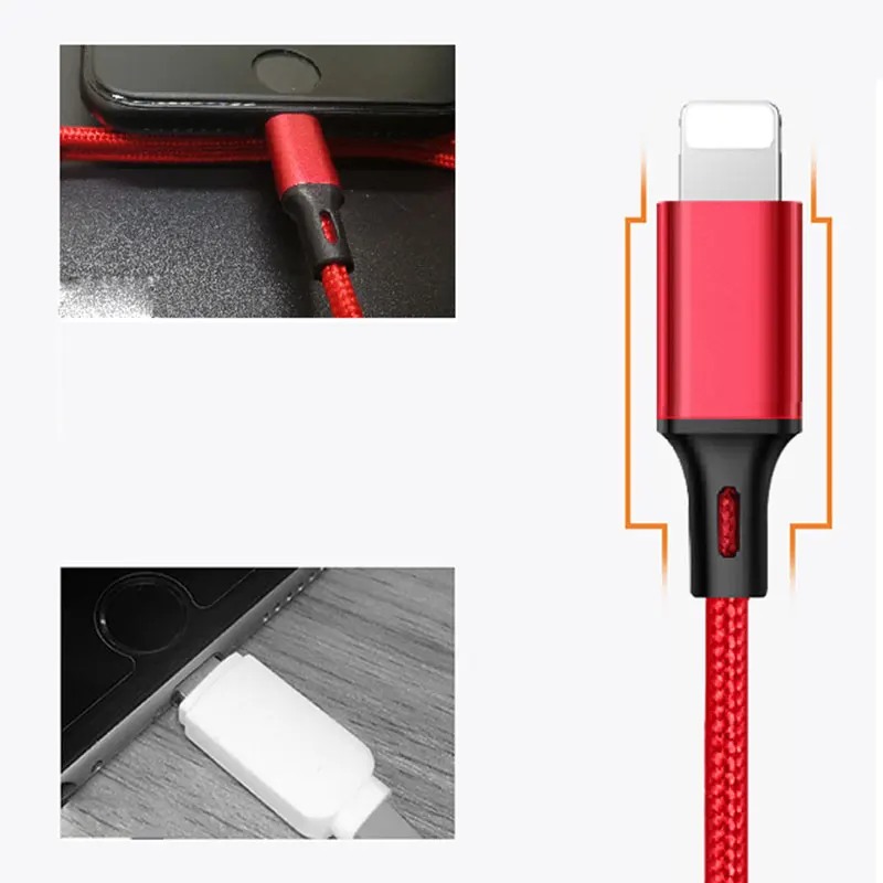 Usb-кабель 2 м Быстрый Аккумуляторный Ip кабель для IPhone6 6s Plus IPhone5 IPad Mini 1 2 3 4 IPhonex Xs Max IPhone6 7 8 зарядное устройство