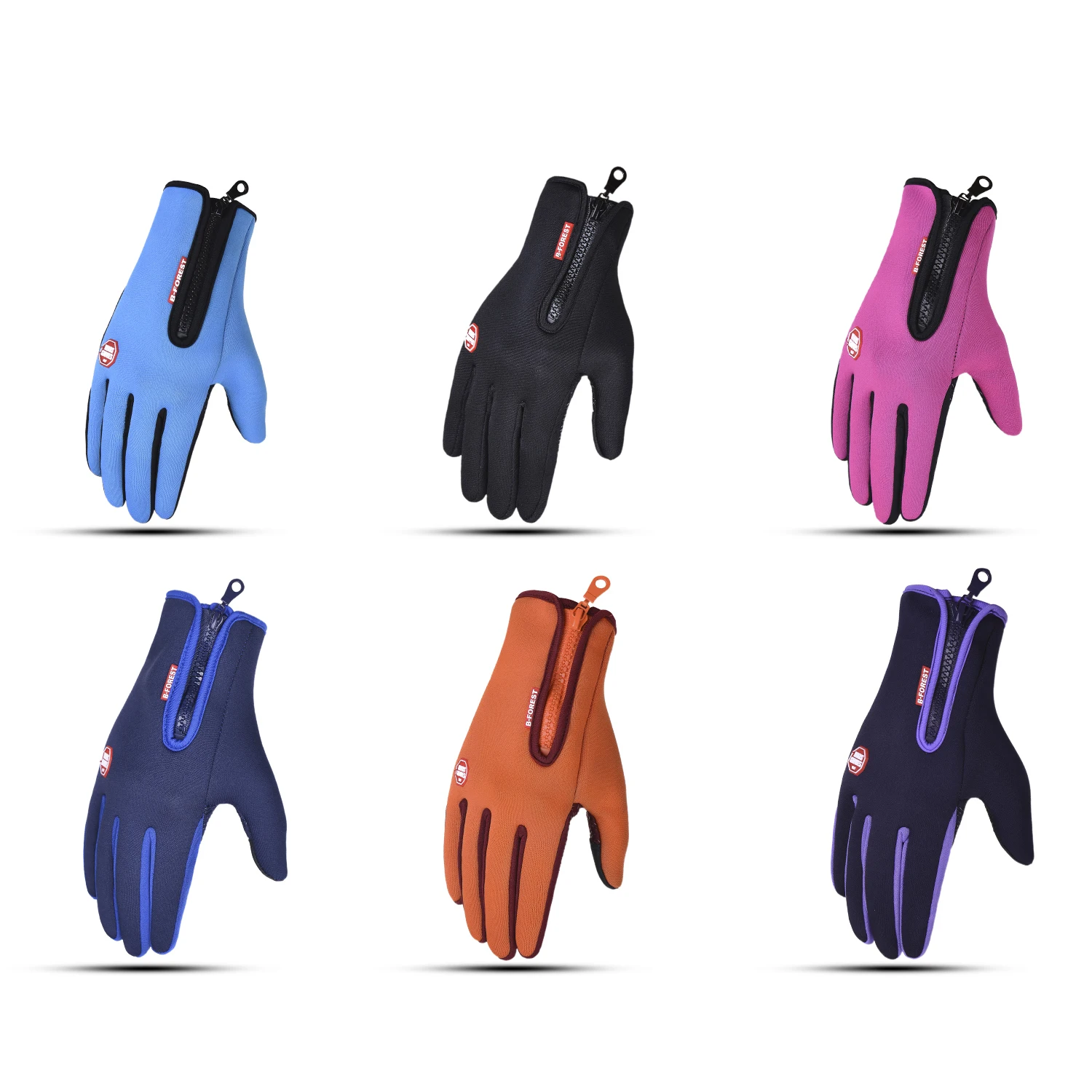 Winter warm men women waterproof touchscreen sports fishing ski bicycle cycling windproof non-slip gloves