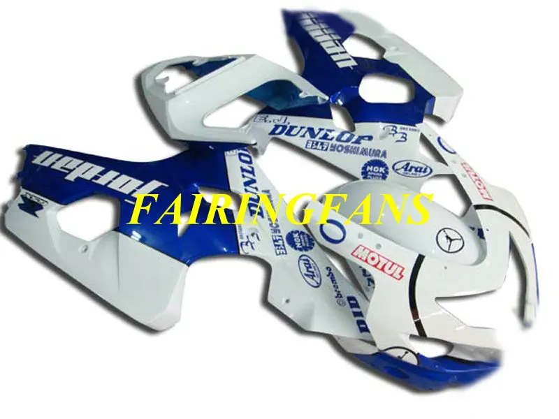 Мотоцикл обтекатель комплект для SUZUKI GSXR600 750 K4 04 05 R 600 GSXR750 2004 2005 ABS белая, голубая обшивка кузова+ подарки SE15