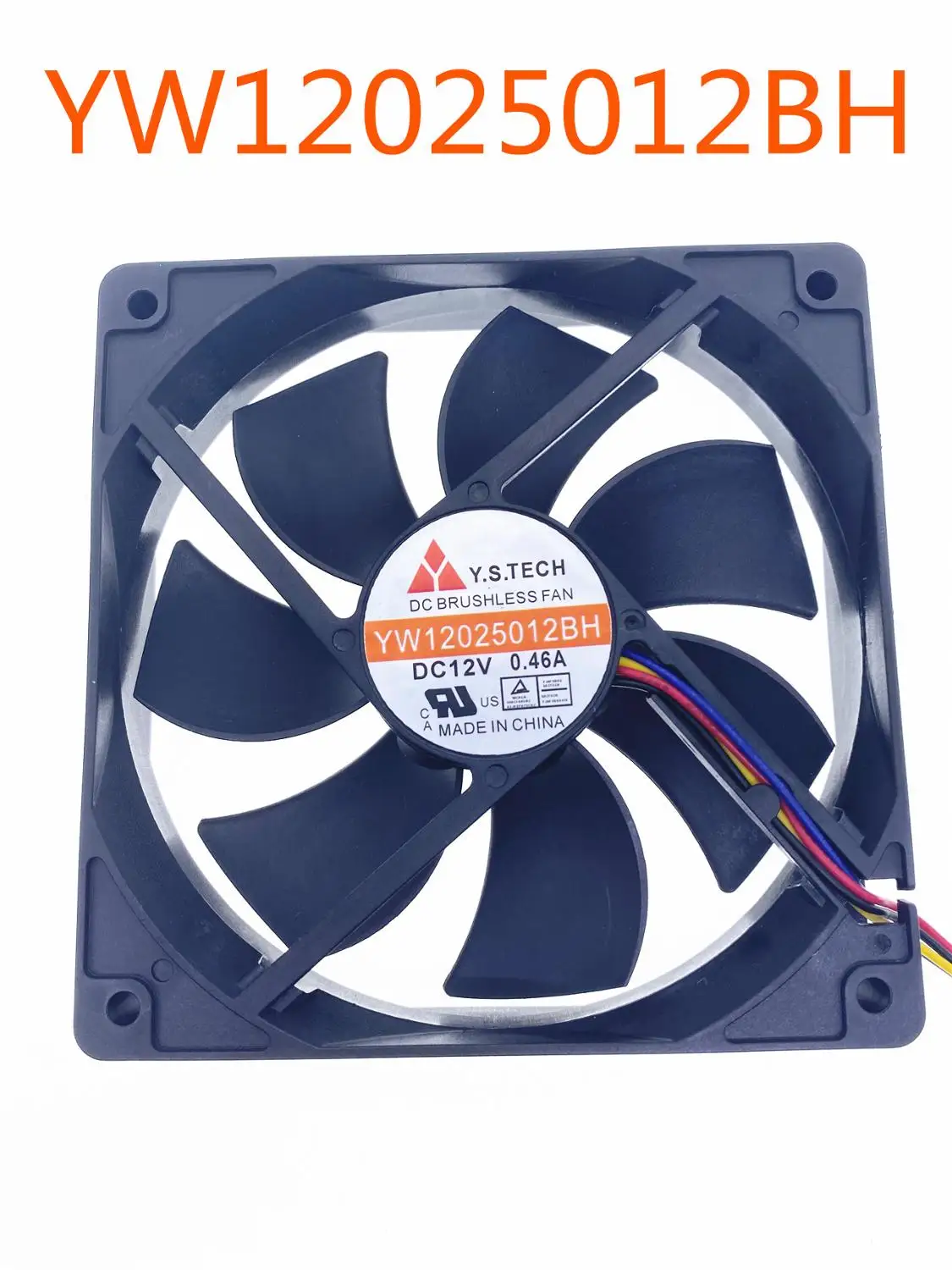 Для Emacro Y.S TECH YW12025012BH Сервер охлаждающий вентилятор охлаждения DC 12V 0.46A 120x120x25 мм