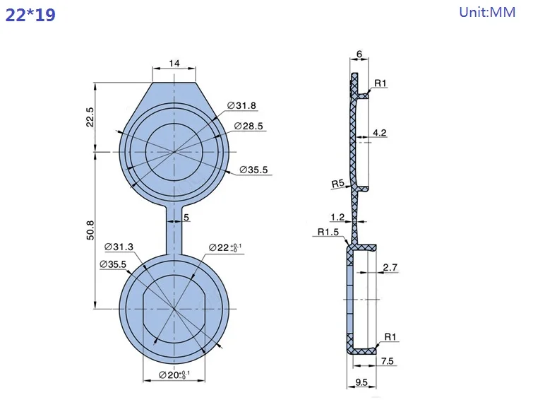 Description Picture 4 of item10PCS BLACK Waterproof Lock Cap Cover Cabinet Cam Lock Caps Industry Cylinder Outdoor Accessories