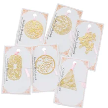 Youe shone 6 шт. китайский стиль полые металлическая Закладка мини Закладка красивое платье прохладное лето страница книги Марка офисные школьные принадлежности