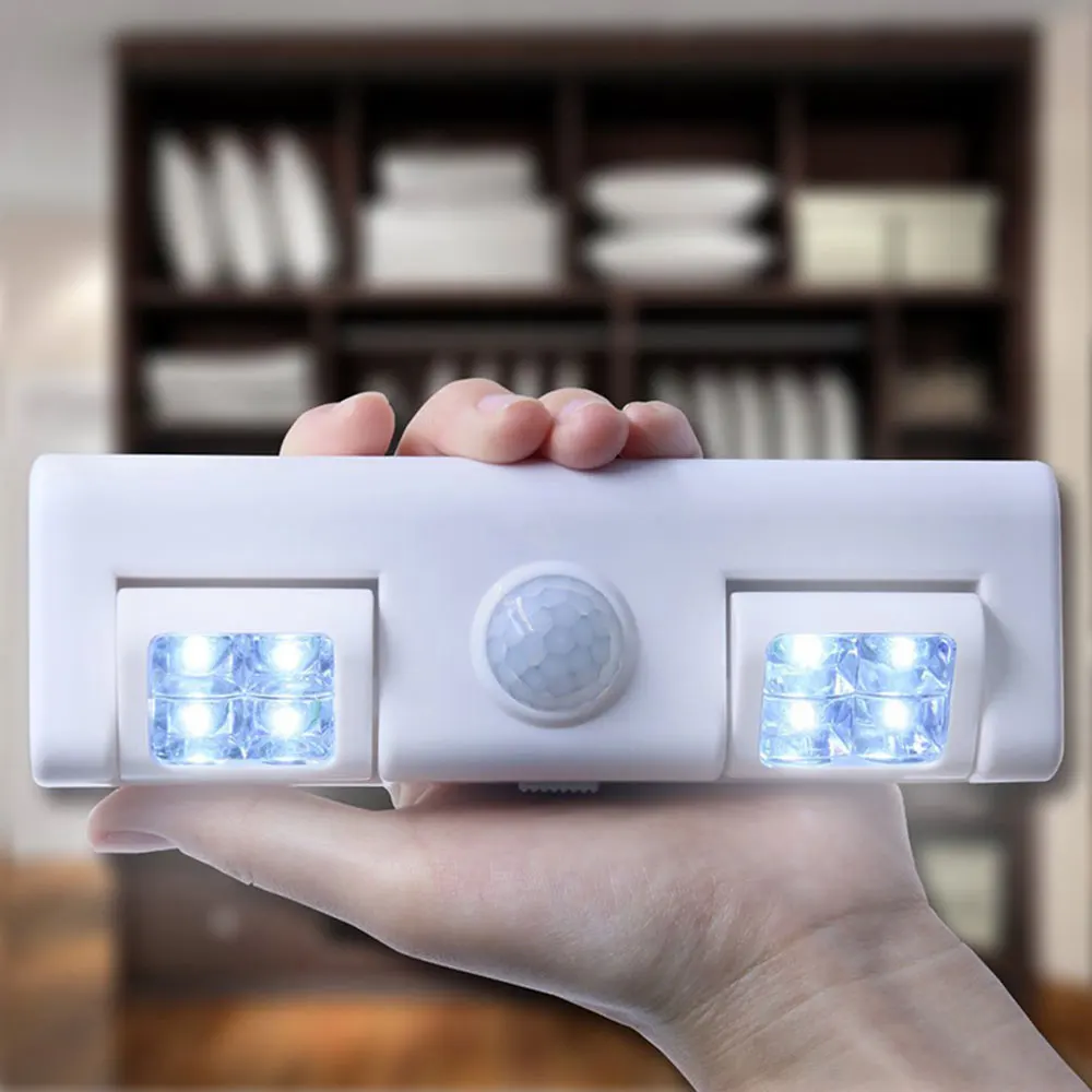 90 градусов 8LED под шкаф свет PIR датчик движения кухня лампа ночник ABS Monden любимый |