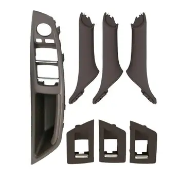 

7pcs Car Inner Door Panel Handle Trim Cover Window Lift Switch Armrest Removable Direct Cooperation Easy Installation for BMW
