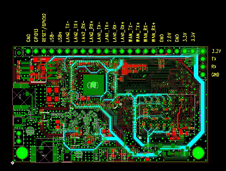 QCA9531 беспроводной, маршрутизационный модуль openwrt маршрутизатор основная плата