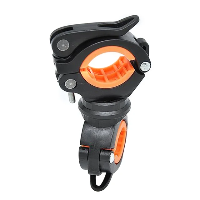 360° Rotation Bicycle Bike Mount Holder Clip Clamp for LED Flashlight Torch Lamp
