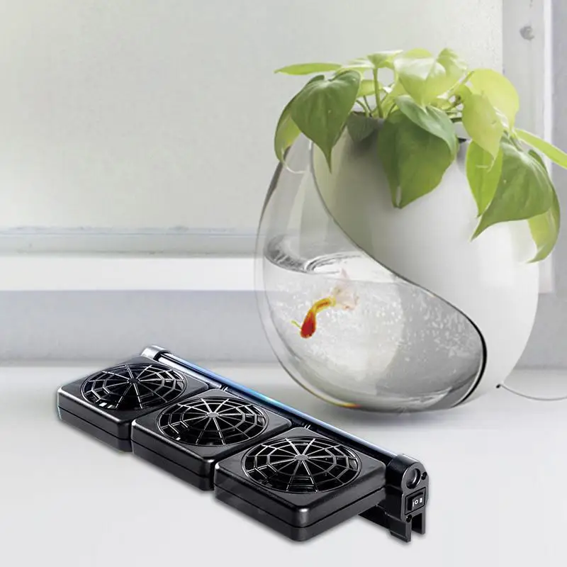 Аквариумный автоматический вентилятор с контролем температуры охлаждающий для