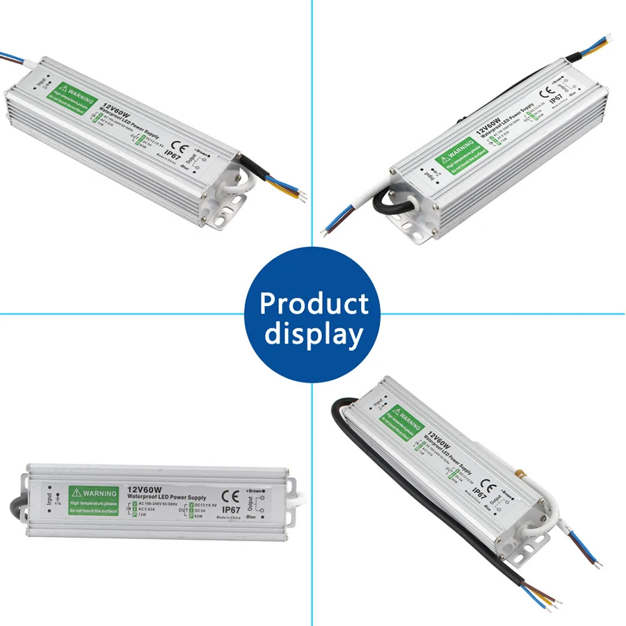 

Power Supply 12V 24V Lighting Transformer Power Supply 220V To 12 24 V Volt LED Driver 10W 15W 20W 25W 30W 45W 50W Waterproof