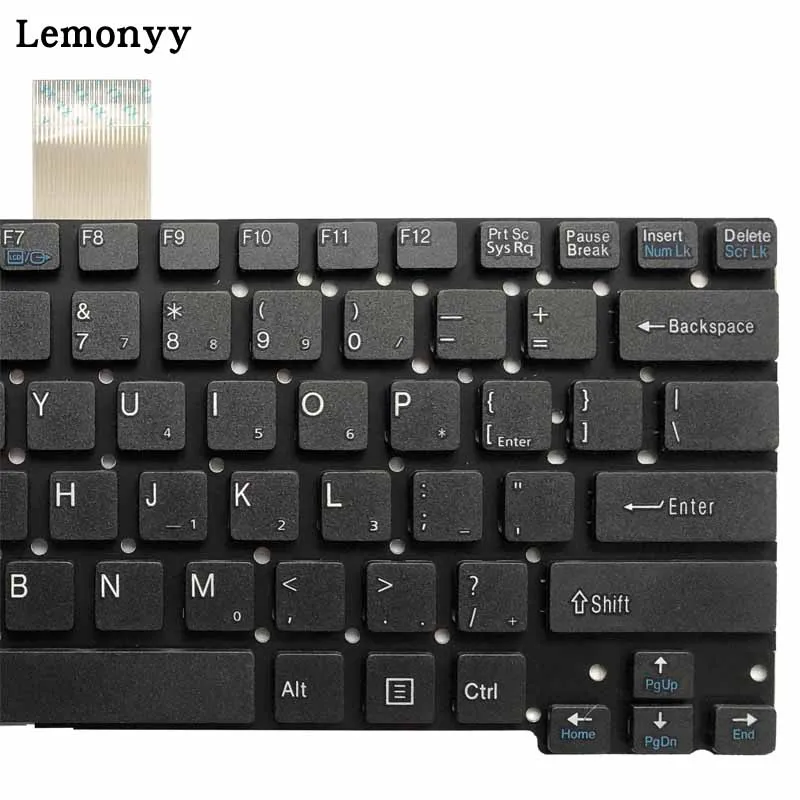  US keyboard for sony vaio T13 SVT13 SVT 13 T14 SVT14 SVT 14 English Laptop Keyboard Black No Frame