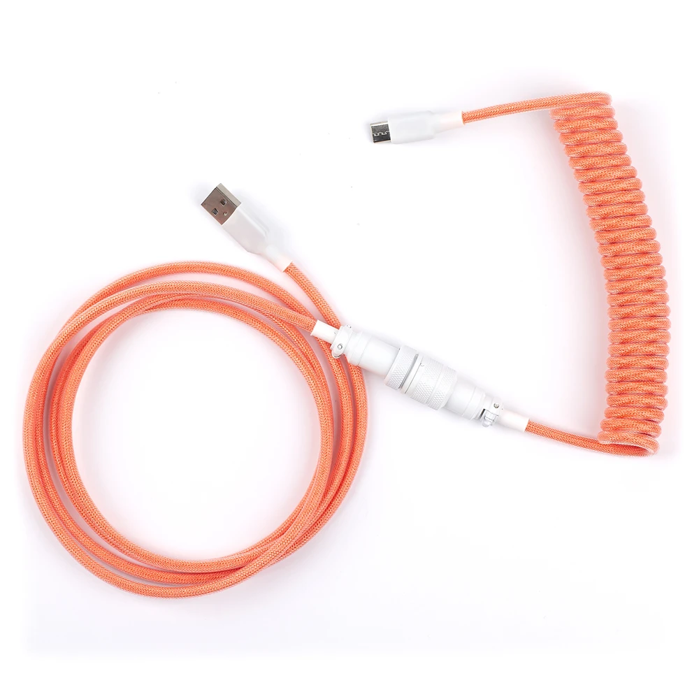 Прямая поставка, спиральный USB-кабель типа C gx16 длиной 1,8 м для ...