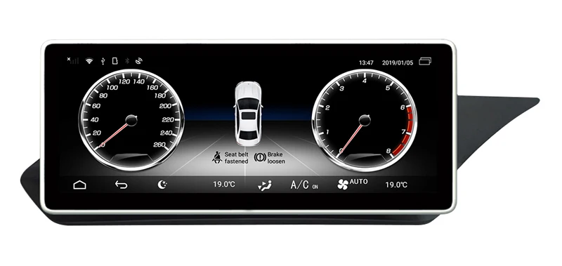 10,25 дюймов android 8,0 автомобильный аудио плеер для Mercedes Benz E class W212 E200 S212 2009- правое вождение с gps navi wifi 4G