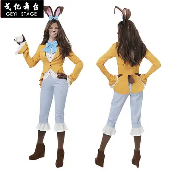 Impreza z okazji Halloween Cosplay kostiumy Sexy śliczny kostium króliczka królik zestaw damski dobrej jakości Kawaii Cosplay kostium króliczka tanie i dobre opinie CN (pochodzenie) Majtki Film i TELEWIZJA WOMEN Zestawy Desmond Miles bunny girl POLIESTER Costumes