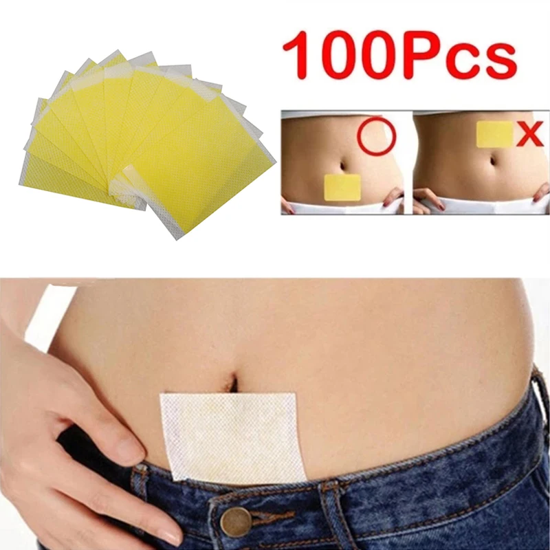 100 Pcs Slim Patch Navel Sticker Slimming Fat Burning For Losing Weight Cellulite Fat Burner for