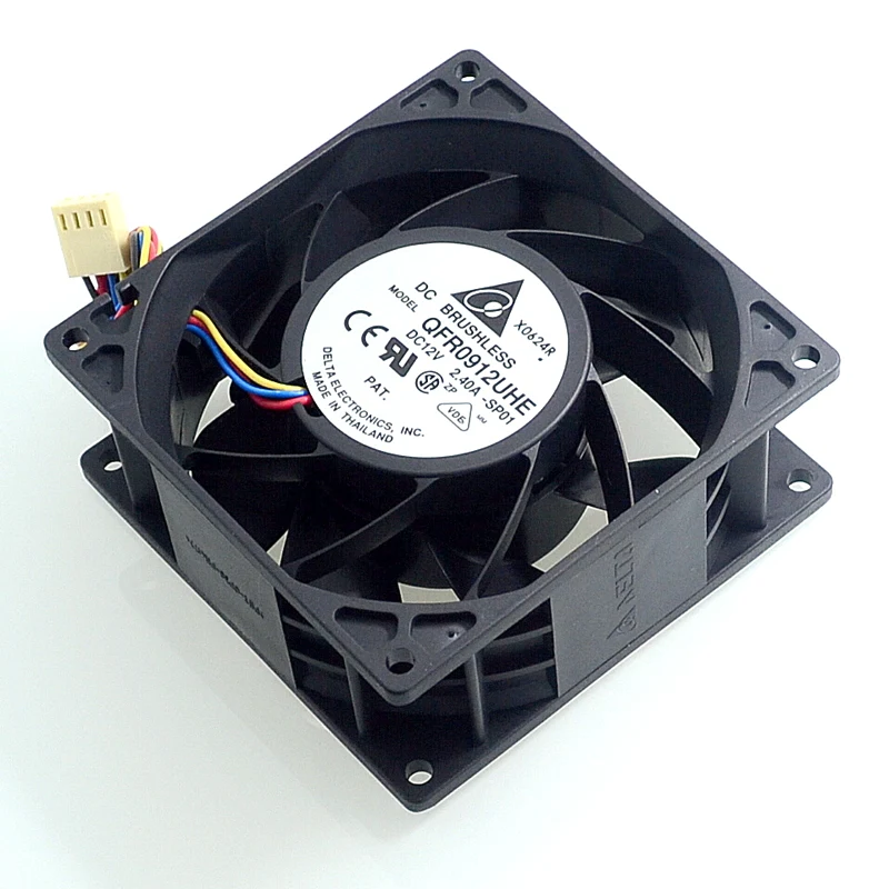 Дельта Новый QFR0912UHE 9038 9 см 12 В 2.40A вентилятор Супер storm force Для Delta 90*90*38 мм