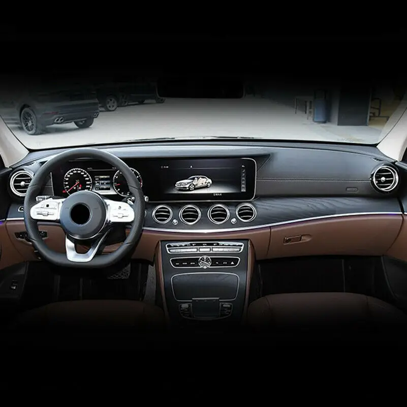 ТПУ Автомобильная внутренняя Защитная панель наклейка для Mercedes Benz E Class
