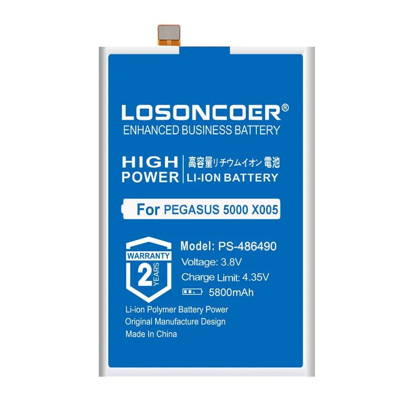 LOSONCOER 5800 мач PS-486490 хорошего качества смартфон батареи для asus Peg asus 5000X005 замена батареи
