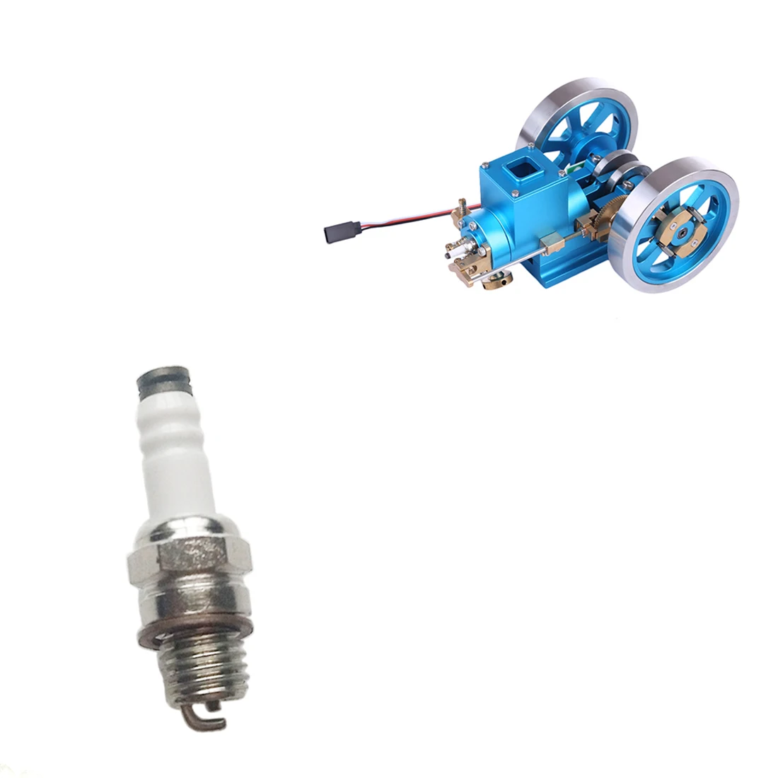

Model Airplane Glow Plug ME-8 Spark Plug 1/4-32 Spark Plug for Full Metal Combustion Engine RC Plane Ship Car Model