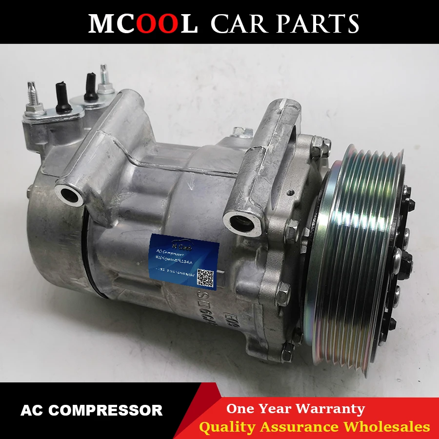 Для Citroen Fiat авто ac компрессор для peugeot 206 307 6453LS 6453JL 6453JP 9646273380 9655191580 9684480480 9800822280