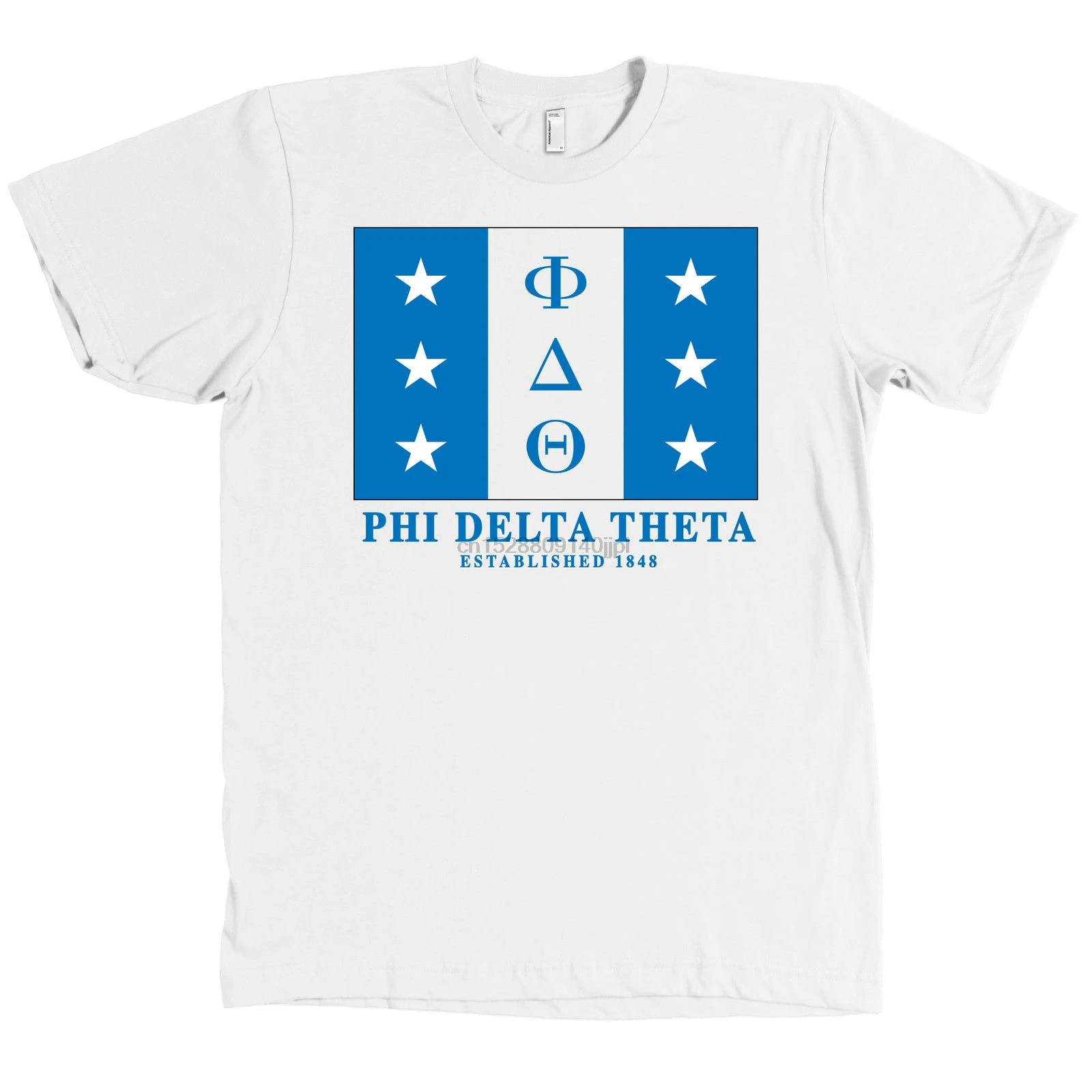 Phi Delta Theta флаг братства Bella + холщовая футболка Новинка |