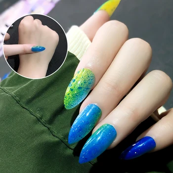 

24pcs detachable False Nail Artificial Tips Set Full Cover for Decorated Short Press On Nails Art Fake Extension Tips