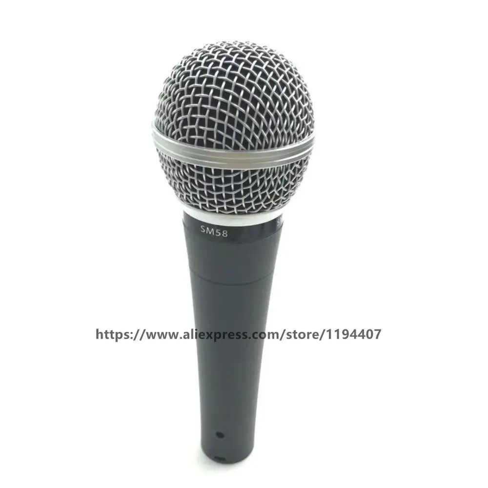 Singel SM58 Высокое качество версия Professional SM58 проводной микрофон вокальный караоке портативный динамик SM58LC микрофон - Цвет: Singel SM58