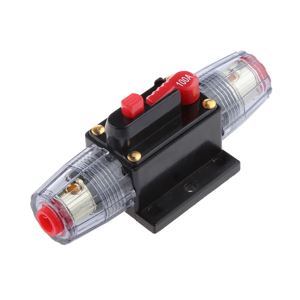 Weatherproof 100A Amp Manual Reset Circuit Breaker 12v-36v Car Auto Boat