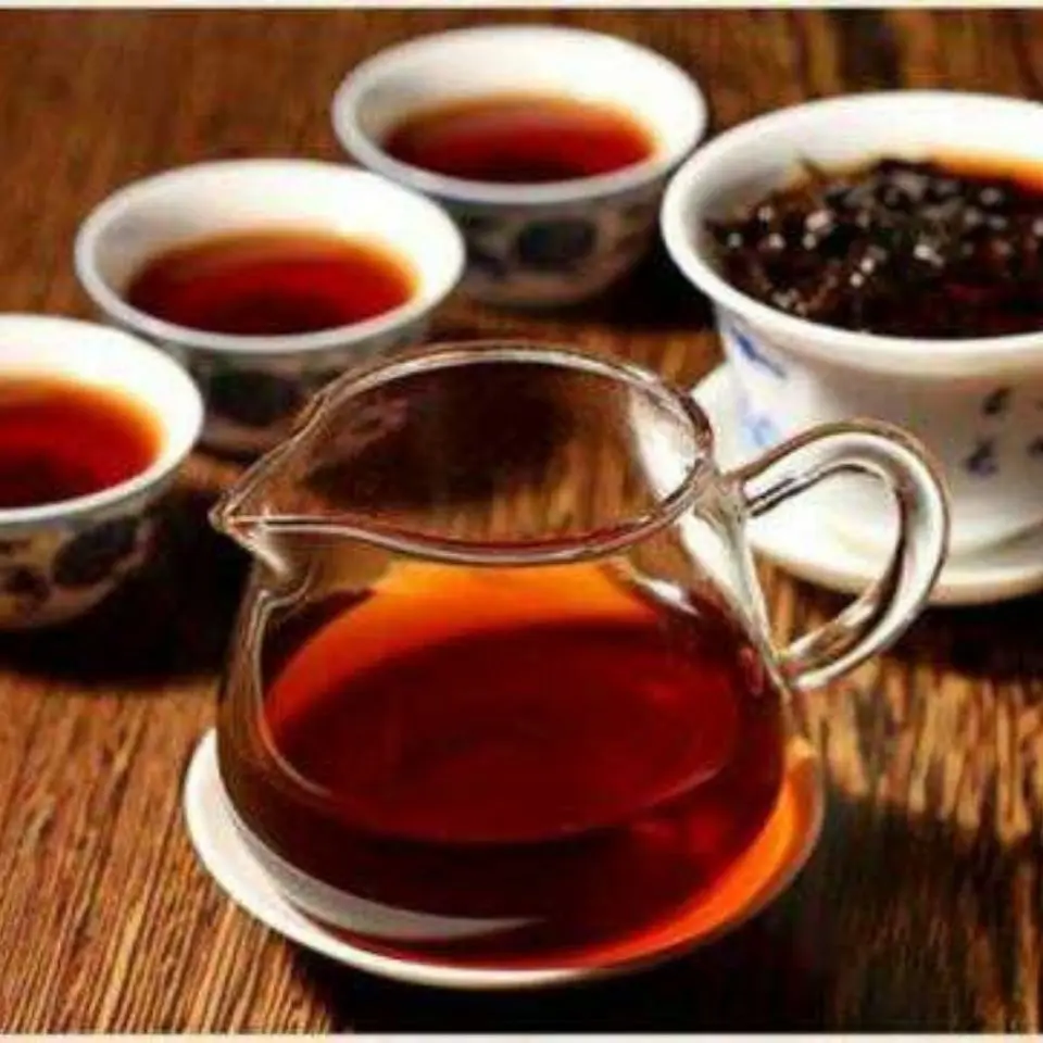 Чай Haiwan 2004 года Pu erh Cha (партия 204) Shu 357 г чай Pu'er|Чаедробильные машины| |