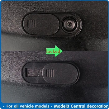 

Model3 webcam cover for Tesla Model 3 2017-2020 Car camera privacy cover 1PCS/set For tesla model S ModelY Accessories Model X