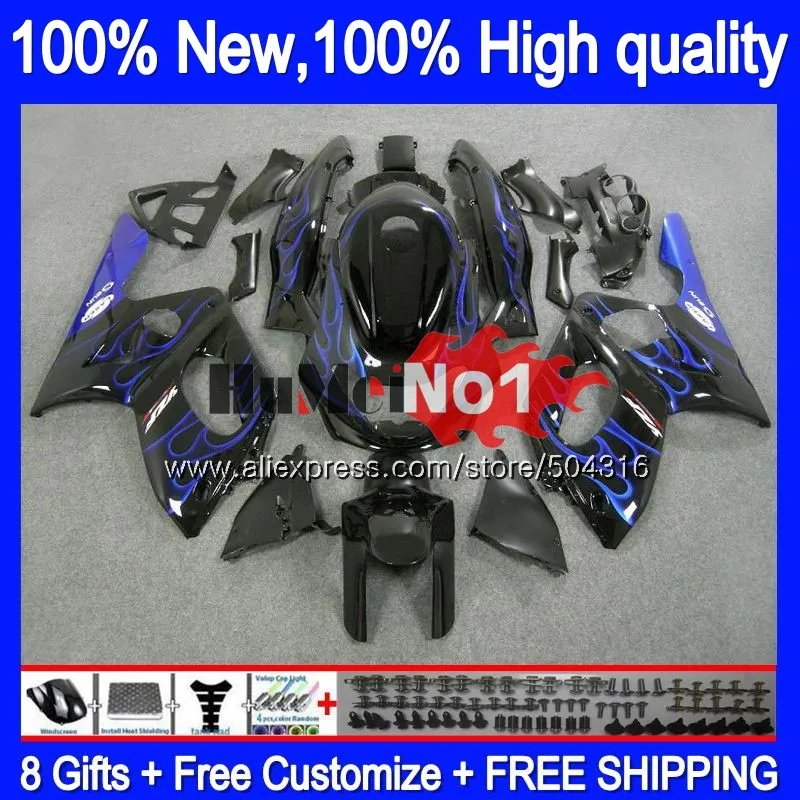 No. 1 YZF 600R для YAMAHA YZF600R Thundercat 2002 2003 2004 05 06 07 Синий Пламя 39MC. 90 YZF-600R 96 02 03 04 2005 2006 2007 обтекатели - Цвет: No. 1