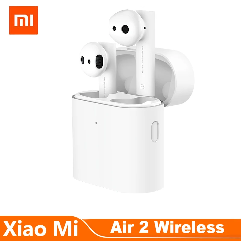 Оригинальные Xiaomi Air 2 настоящие беспроводные Bluetooth наушники с функцией