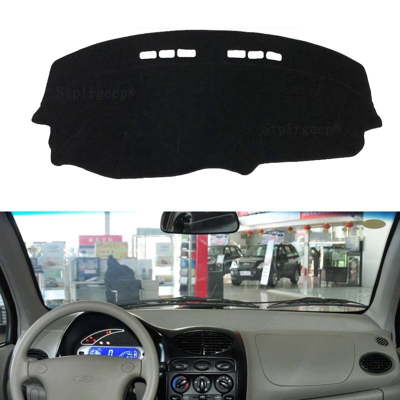 Для Chery QQ A1 QQ3 QQ6 Sweet IQ MVM110 A1 2008-2011 Накладка на приборную панель защита от солнца коврик УФ-защита коврик правый руль - Название цвета: Left Hand drive