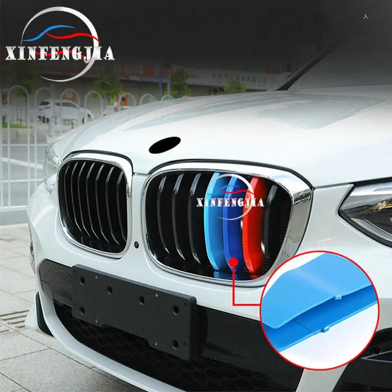 Для BMW X4 X3 G01 G02 18-19 M цветной передний радиатор почочная решетка облицовки радиатора