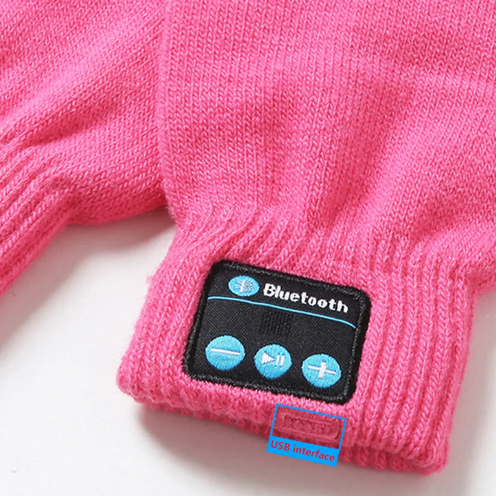 Bluetooth Говорящие перчатки, музыкальные перчатки со стереомикрофоном на открытом воздухе, Говорящие перчатки, беспроводные V3.0 для смартфонов, звонков