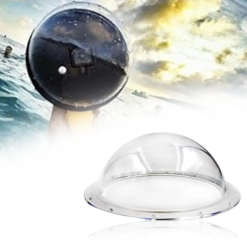 

6 Inch Dome Port Housing Cover Replacement for GoPro Session Hero 6/5/4/3 Waterproof Lens Cover