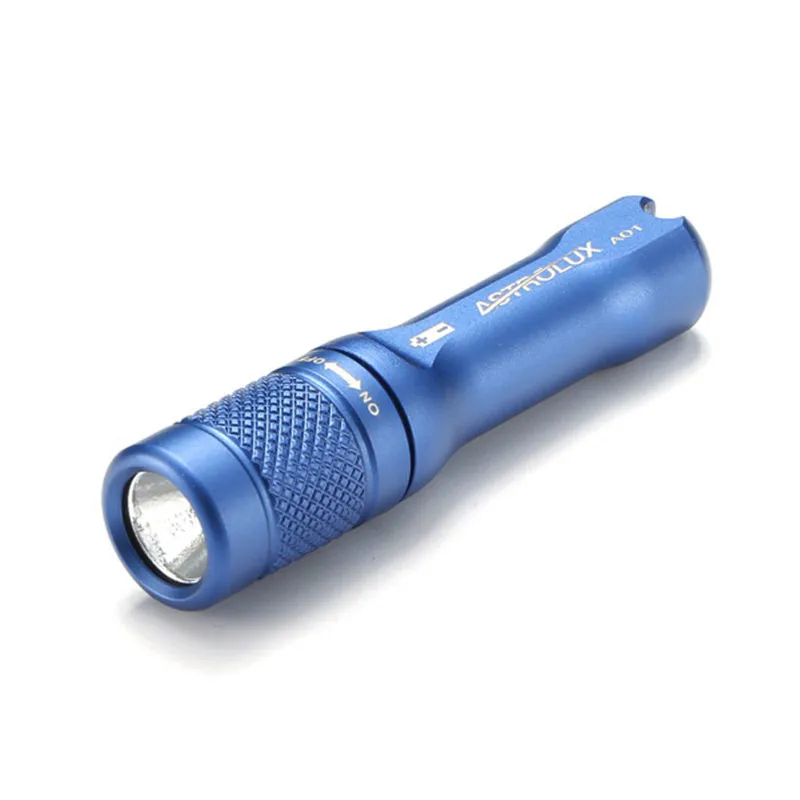Astrolux A01 Nichia 219B 102LM AAA 4 режима Мини водонепроницаемый брелок EDC светодиодный фонарик для Capming фонарь лампа портативный - Испускаемый цвет: Blue