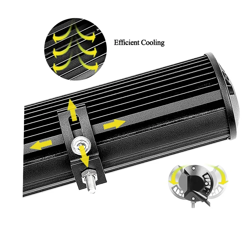 VISORAK 9 20 23 27 &quotдюймов LED освещение для трактора бар 12V 24V комбайн адвокатского