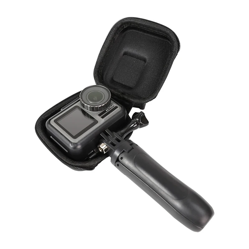 

Handheld Mini Tripod Selfie Stick Extendable Monopod with Mini EVA Case Bag for GoPro Hero 8 7 6 5 Yi 4K Sjcam Eken Action Cam