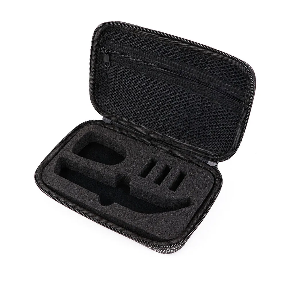 EVA портативный жесткий чехол для Philips OneBlade Pro QP150 QP6520 QP6510 аксессуары для бритья хранение дорожных сумок мешочек с подкладкой - Цвет: full black Bag