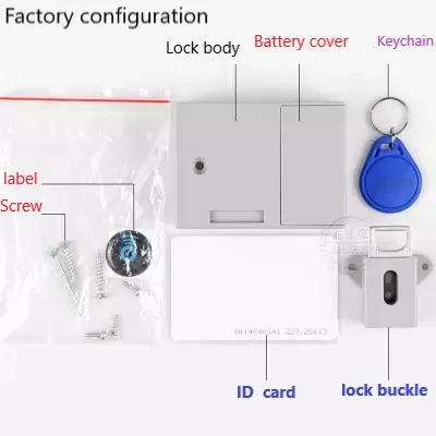 RFID Hidden Drawer Lock Furniture Desk Cabinet Locker Lock Safety Smart Home Door Cupboard Childproof Locks