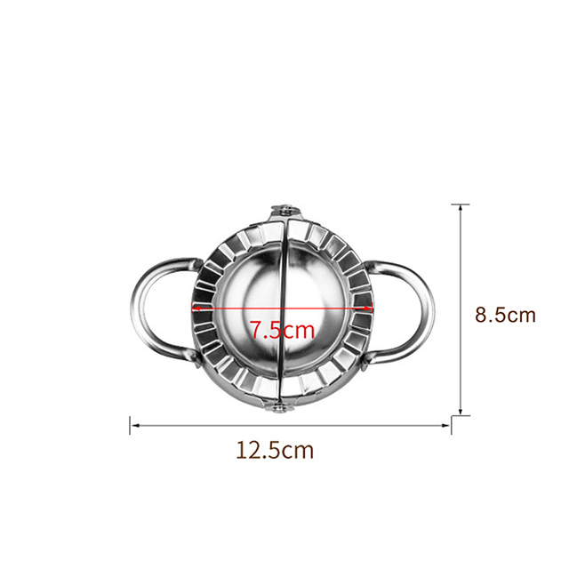 Stainless Steel Dumpling Maker Wraper Dough Cutter Pie Ravioli Dumpling Mould Stuffed Meat Spoon Kitchen Tools